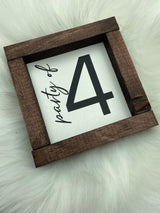 Adorable 5x5 Wood Free Standing Sign - Perfect Home Decor - shelf sitter, Tiered Tray, Farmhouse, Rustic gift housewarming new baby - Moonshineandglitter