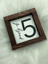 Adorable 5x5 Wood Free Standing Sign - Perfect Home Decor - shelf sitter, Tiered Tray, Farmhouse, Rustic gift housewarming new baby - Moonshineandglitter