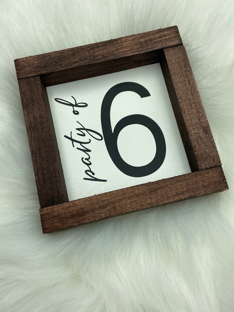 Adorable 5x5 Wood Free Standing Sign - Perfect Home Decor - shelf sitter, Tiered Tray, Farmhouse, Rustic gift housewarming new baby - Moonshineandglitter