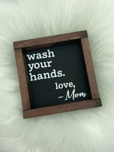 Bathroom wood sign bathroom funny wash your hands sanitize - Moonshineandglitter
