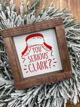 Christmas mini wood sign tiered tray snowman Clark grinch frosty Santa - Moonshineandglitter