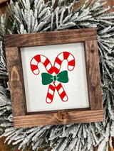 Christmas mini wood sign tiered tray snowman Clark grinch frosty Santa - Moonshineandglitter