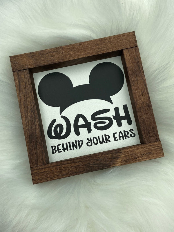 Disney Mickey Mouse mini wood sign - Moonshineandglitter