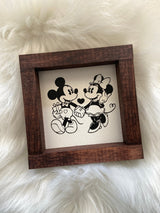 Disney mini wood sign Mickey Princess coffee - Moonshineandglitter