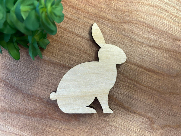 Easter wood cutouts Bunny Rabbit Spring - Moonshineandglitter
