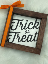 Fall Pumpkin Halloween wood sign - Moonshineandglitter