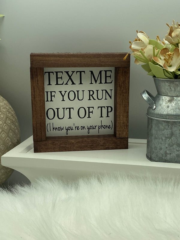 Farmhouse wood Bathroom mini wood sign get naked wash pee custom 5x5 selfies funny humor home decor rustic gift new home real estate - Moonshineandglitter