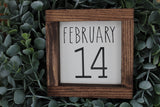 Happy Valentine's Day mini wood signs tiered tray - Moonshineandglitter