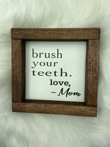 Farmhouse wood Bathroom mini wood sign  get naked wash pee custom 5x5 selfies funny humor home decor rustic gift new home real estate