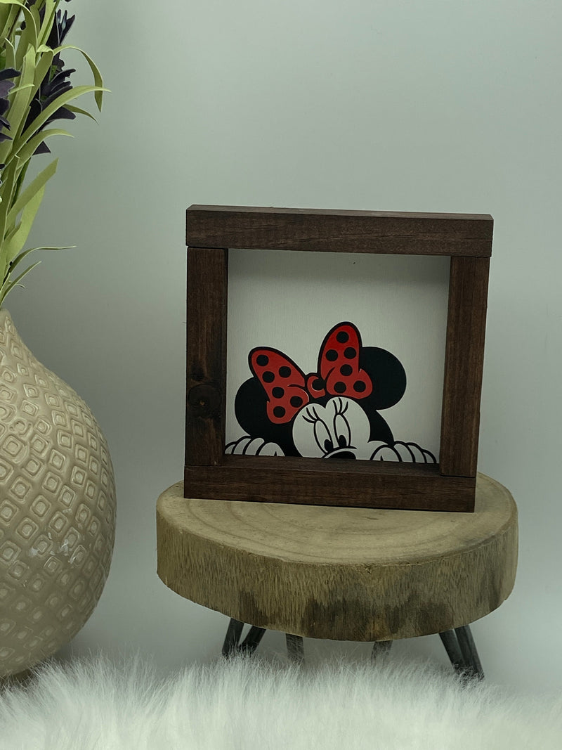 Disney Mickey Mouse mini wood sign