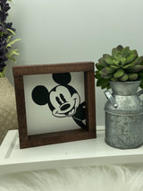 Disney Mickey Mouse mini wood sign