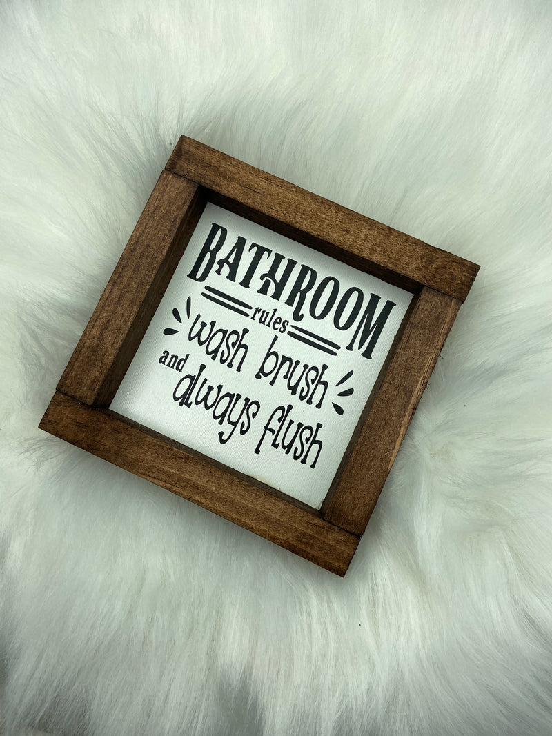 Farmhouse wood Bathroom mini wood sign  get naked wash pee custom 5x5 selfies funny humor home decor rustic gift new home real estate