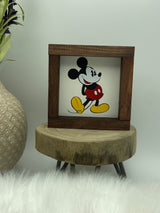 Disney Mickey Minnie mini wood sign