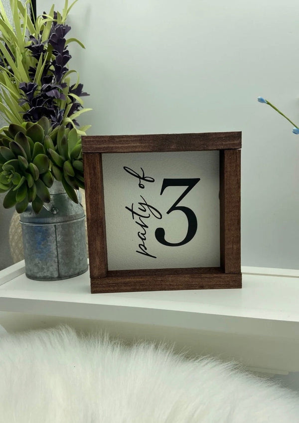 Adorable 5x5  Wood Free Standing Sign - Perfect Home Decor - shelf sitter, Tiered Tray, Farmhouse, Rustic gift housewarming new baby