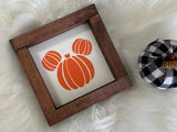 5x5" Halloween Disney Wood Signs | Layered 3D Spooky Decor | Tabletop Shelf Sitters | Mini Wooden Sign Set | Witchy Halloween