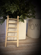 Tiered tray ladder farmhouse decor
