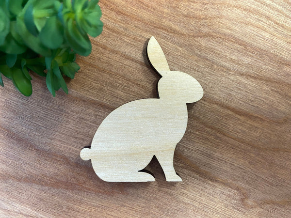 Easter wood cutouts Bunny Rabbit Spring