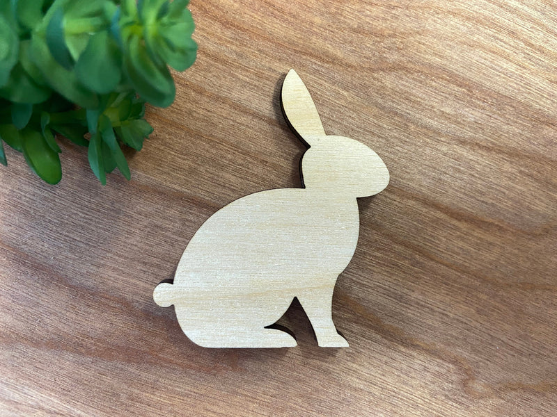 Easter wood cutouts Bunny Rabbit Spring
