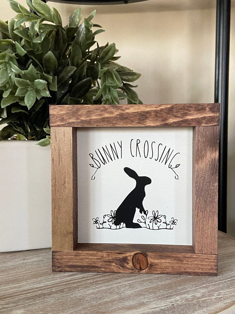 Easter Bunny Carrots mini wood signs