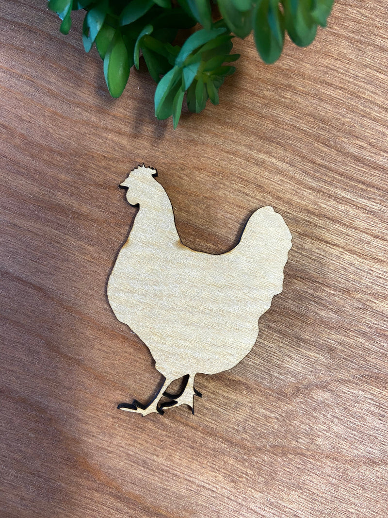 Farmhouse wood cutout tractor cow chicken rooster farm barn tiered tray accessories