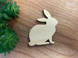 Easter wood cutouts Bunny Rabbit Spring