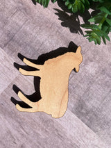 Farm Animal wood cutouts Farmhouse Cow Pig Chicken Rooster Horse Goose Lamb Sheep Donkey Llama pig