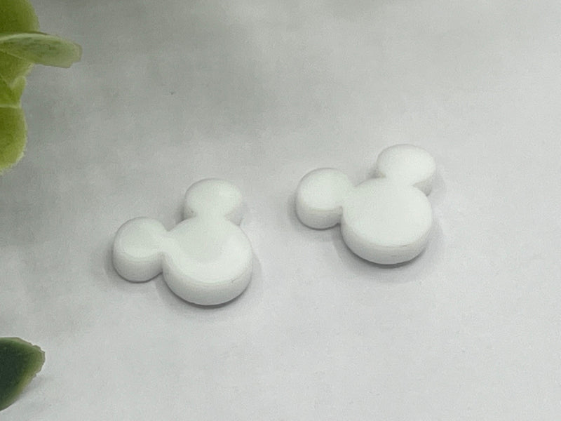 Mickey Mouse Disney acrylic stud earrings mouse head red black white gift for her vacation disney world