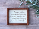 Mothers Day Gift for her Mom poem New Baby Graduation Anniversary  laser engraved Farmhouse wood sign housewarming New home  gift