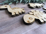 Nursery bedroom Dinosaurs  3d wood wall art decor automotive boys room son child playroom