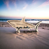 Shark teeth Shadow box for shark teeth, beach glass, agates, crystals sea glass sand. Shark tooth Display!