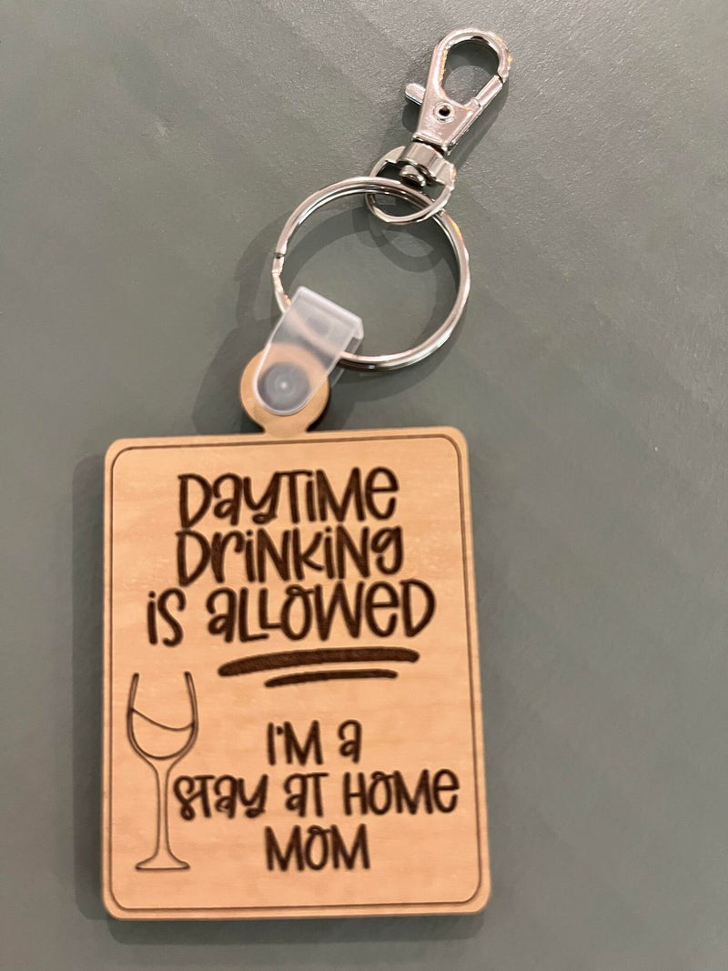Mother's Day Gift Ideas, Funny Keychain, Dainty Keyring, Wood Keychain, Sister Gift, Best Friend Gift, New Mom, Babyshower gift