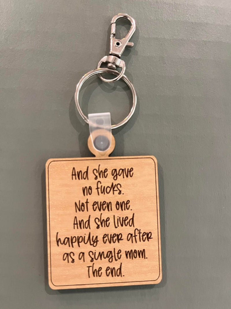 Mother's Day Gift Ideas, Funny Keychain, Dainty Keyring, Wood Keychain, Sister Gift, Best Friend Gift, New Mom, Babyshower gift