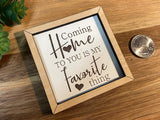 Miniature tiered tray wood signs 3x3 - Moonshineandglitter