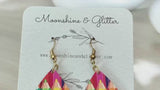 Colored pencil dangle Earrings, Teacher gift, Teacher Earrings, Art Lover Gifts, school Earrings, Gifts for Teachers, Reading