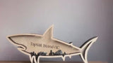 Shark teeth Shadow box for shark teeth, beach glass, agates, crystals sea glass sand. Shark tooth Display!
