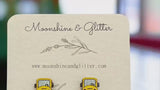 School Bus Hypoallergenic Stud Earrings - Back to School Fashion teacher bus driver last day gift
