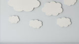 Cloud Wall Decals, Set of 7 Fluffy Clouds, Wood Clouds for Nursery Classroom or Playroom, Great for boho bedroom decor