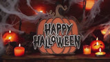 Happy Halloween Layered Wood Sign | 3D Pumpkin Sign | Laser Cut Halloween Decor | Spooky Fall Shelf Sitter | Haunted House Decoration
