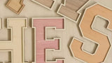 Custom 2-Layer Wooden Letter – Personalized Wall Art or Shelf Display | Multiple Sizes & Wood Combos