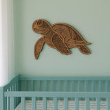 Sea Turtle Layered wood wall art Layered Wooden Sea Turtle – 4 - Layer Ocean Decor | Handmade & Unique Beach House - Moonshineandglitter