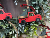 Red truck ornament