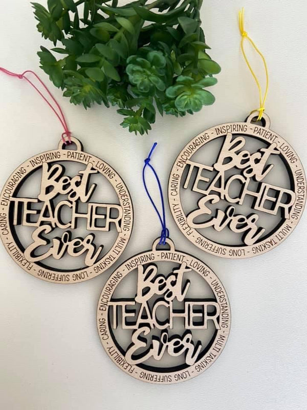 Best Teacher Ever ornament