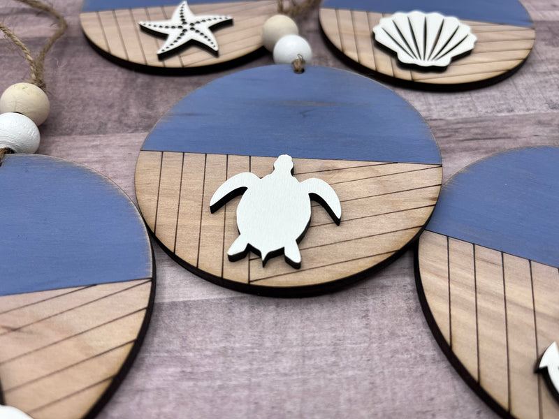 Beach theme ornaments