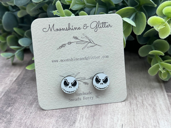 Nightmare before Christmas Jack a skeleton’s storm ud earrings