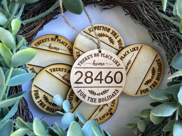 Zipcode ornament