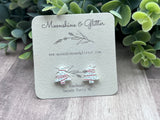 Christmas tree stuff earrings