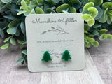 Snow Leopard Christmas tree stud