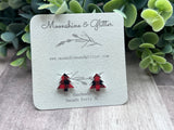 Christmas tree stuff earrings