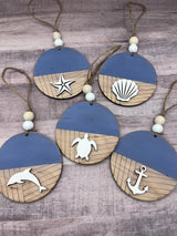 Beach theme ornaments
