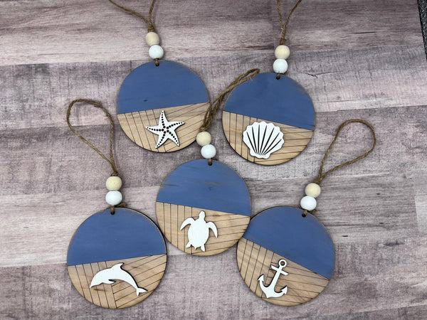 Beach theme ornaments